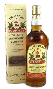 McDonald's Celebrated Traditional Ben Nevis Whisky
