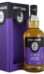 Springbank 18 Year Old Whisky