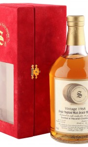 Macallan 1968 26 Year Old, Signatory Vintage 1995 Bottling with Case