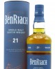Benriach Single Malt Scotch (Old Bottling) 21 year old