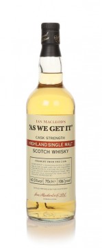 'As We Get It' Highland Single Malt (Ian Macleod)