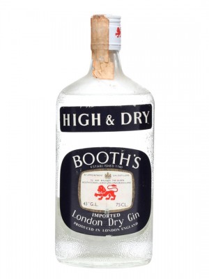 Booth's High & Dry Gin / Bottled 1970s
