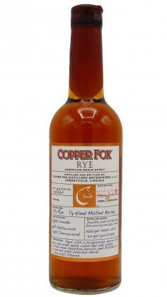 Copper Fox Rye Grain 2011 1 year old Spirit