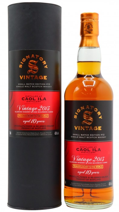 Caol Ila Signatory Small Batch #12 2013 10 años 