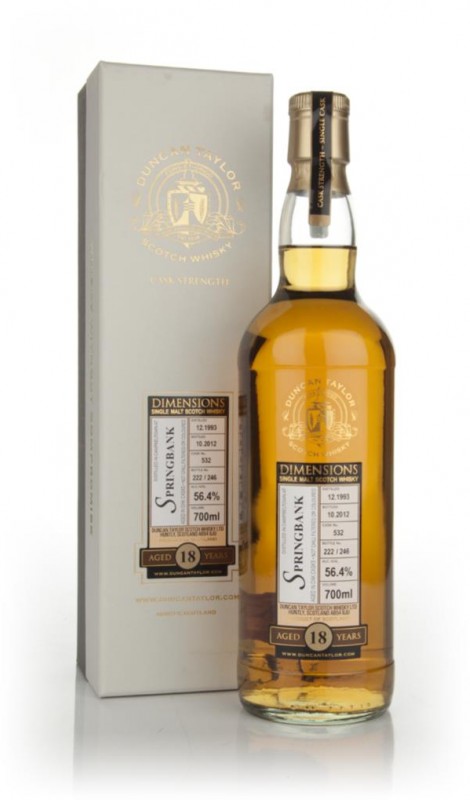 Springbank 18 Year Old 1993 Dimensions Douglas Laing