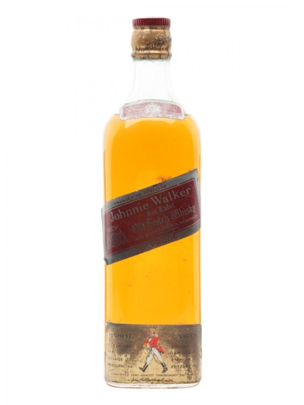 Johnnie Walker Red Label Bottled 1960's