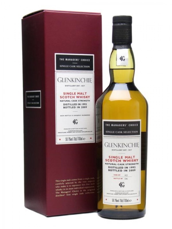 Glenkinchie 1992 / 17 Year Old / Managers' Choice