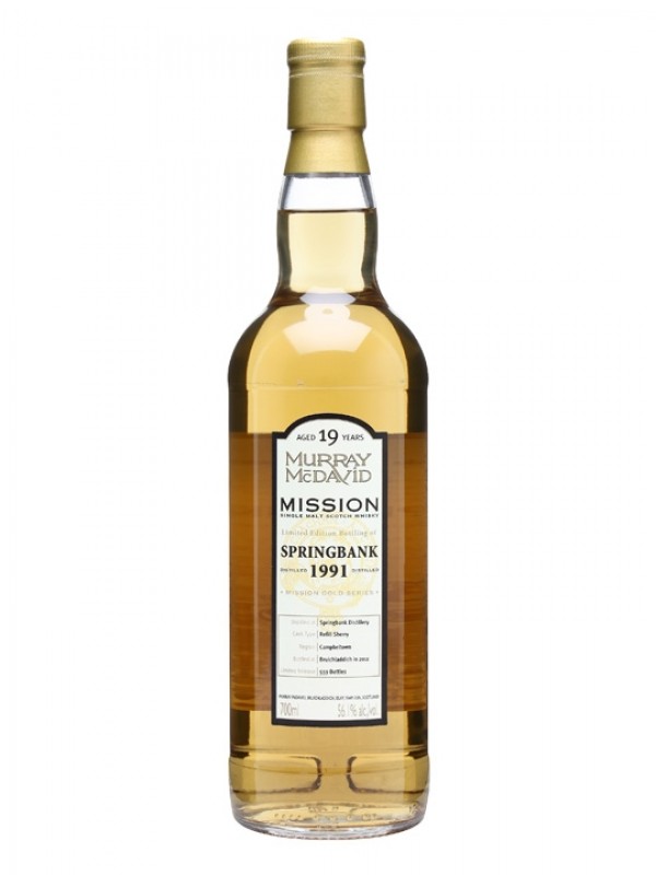 Springbank 1991 19 Year Old Murray McDavid