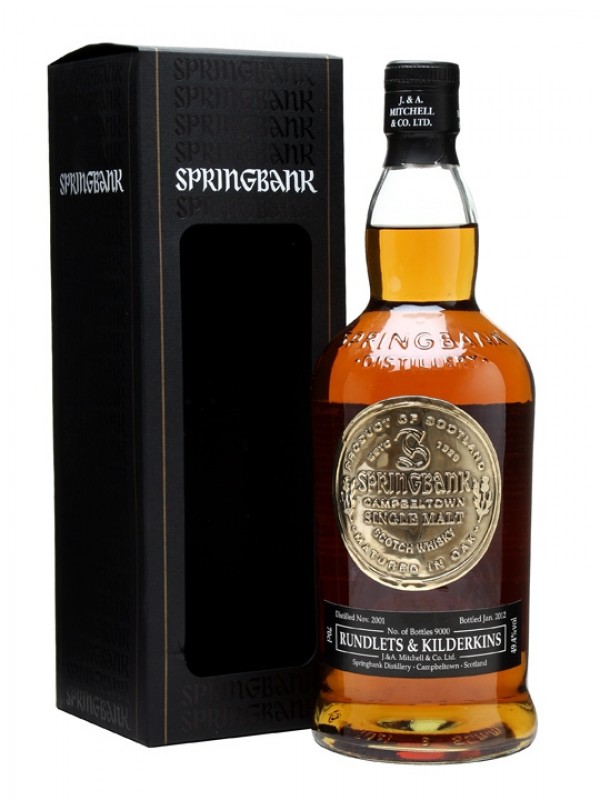 Springbank 2001 Rundlets Kilderkins