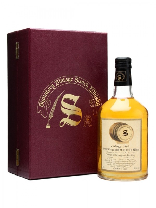 Springbank 1969 30 Year Old Cask #1686 Signatory