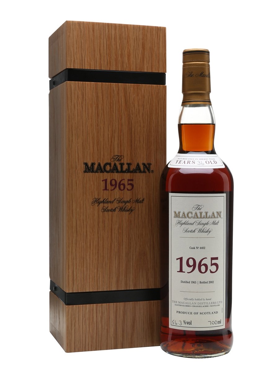 Macallan 1965 36 años Fine Rare | Whisky escocés de Speyside